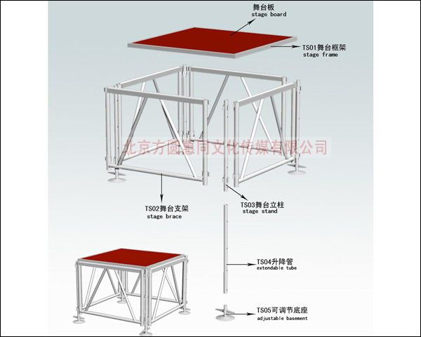 舞台搭建示意图